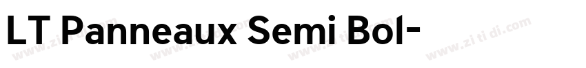 LT Panneaux Semi Bol字体转换